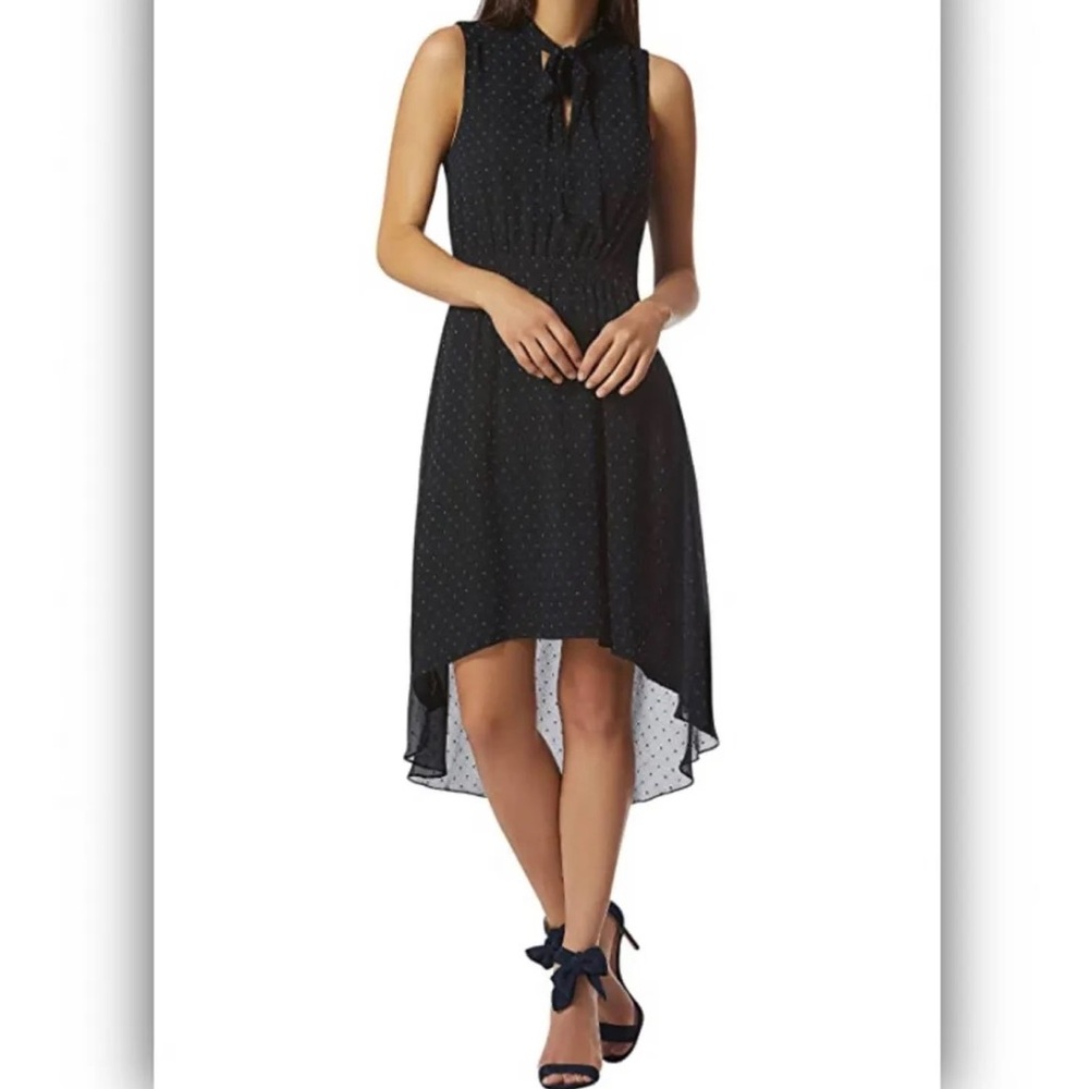 EUC Avec Les Filles sleeveless high-low dress